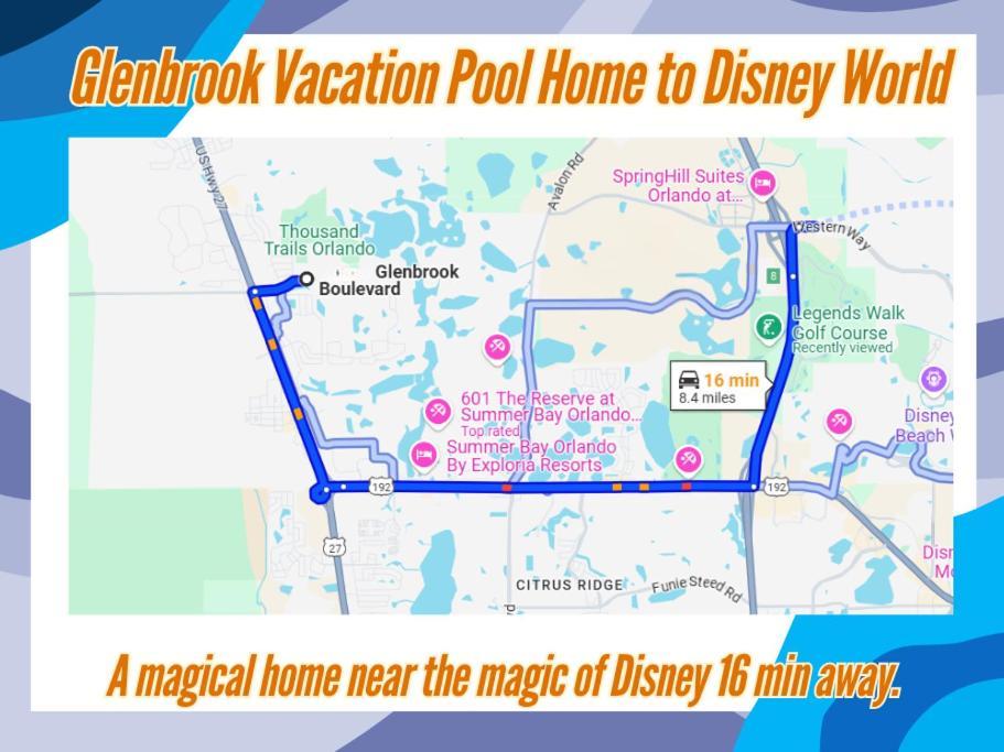 Glenbrook Vacation Poolspa Home 올랜도 외부 사진