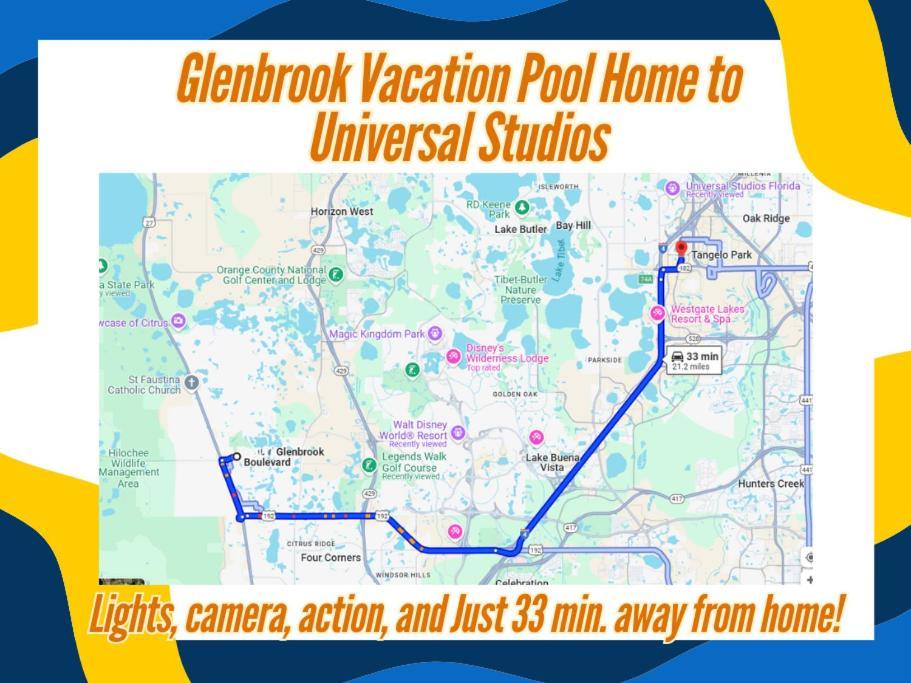 Glenbrook Vacation Poolspa Home 올랜도 외부 사진